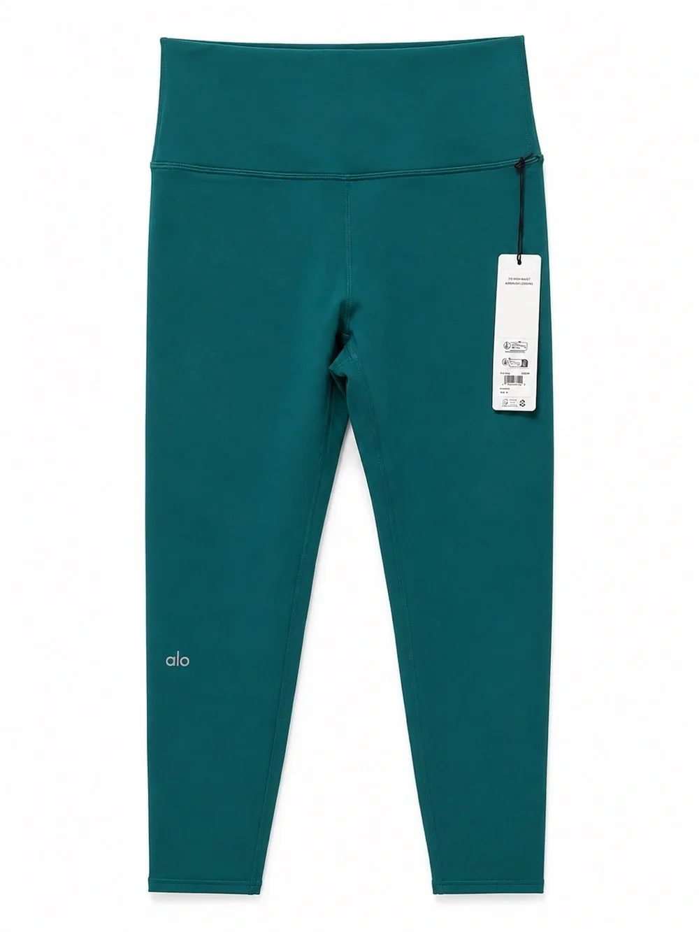 Alo Yoga 7/8 High-Waist Airbrush Leggings – Emerald Isle – Size Medium – NWT